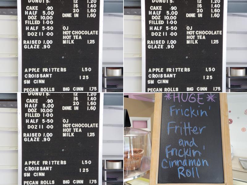 House of Donuts Menu