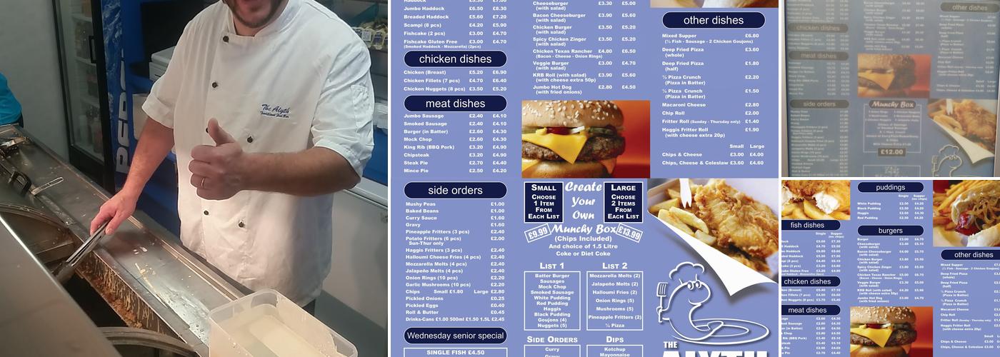 The Alyth Traditional Fish Bar Menu