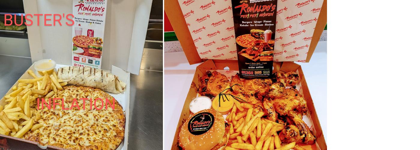 Ronaldo's peri peri CHICKEN Menu