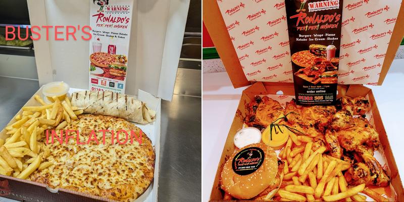 Ronaldo's peri peri CHICKEN Menu