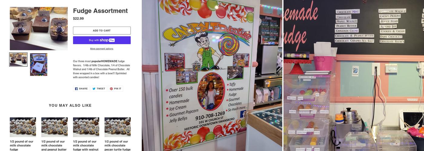 Candy Edventure Menu