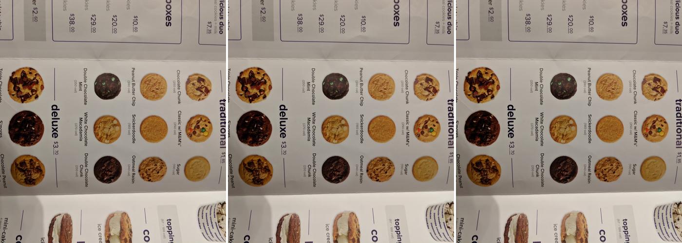 Insomnia Cookies Menu