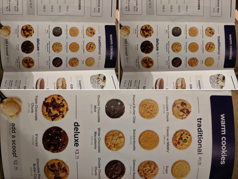 Insomnia Cookies Menu