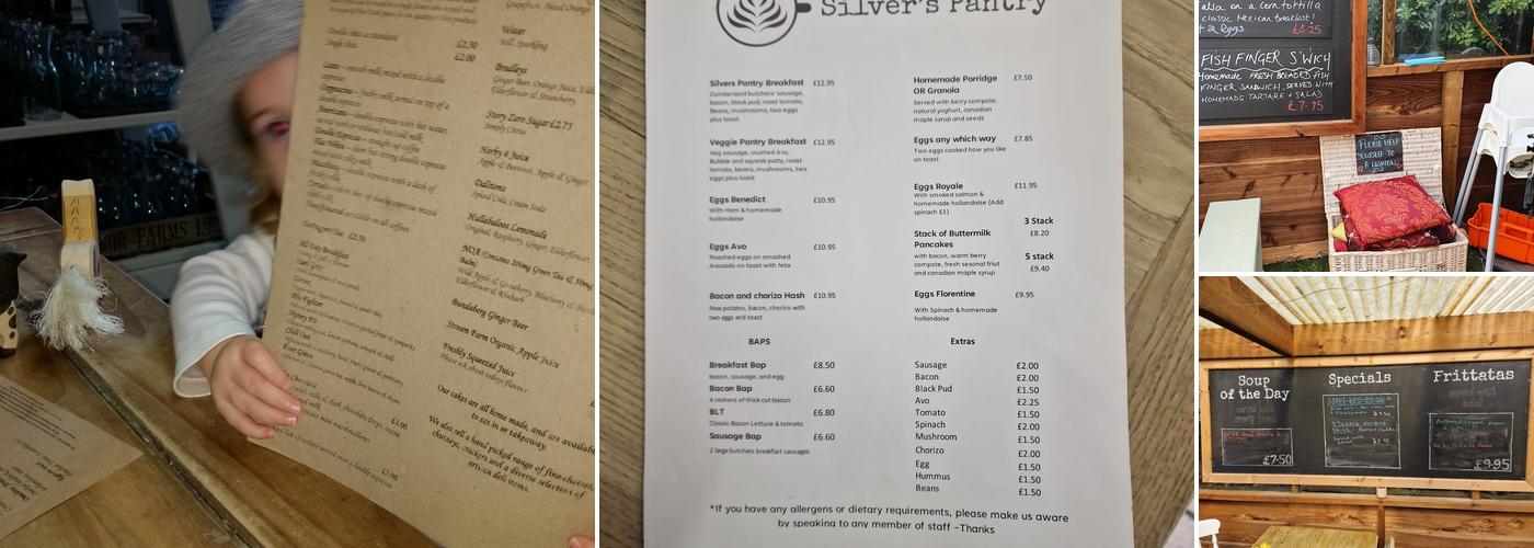 Silvers Pantry Menu