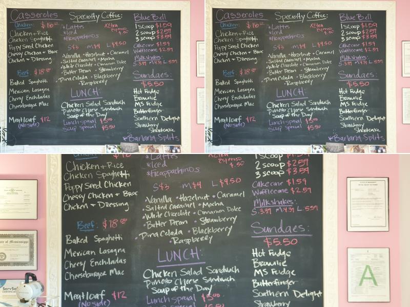 Dewie's Bake Shop Menu