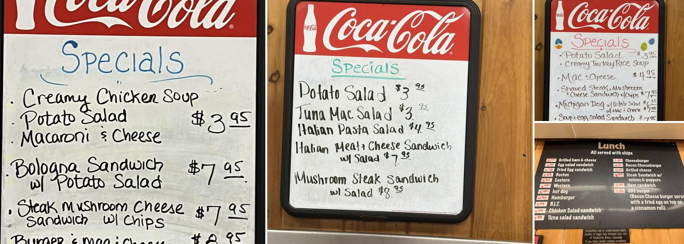 Quality Bake Shop Menu