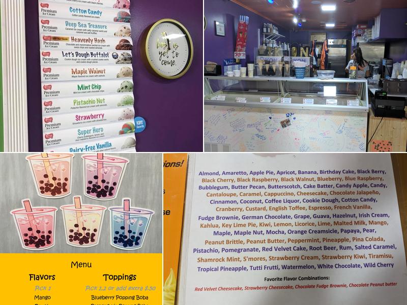 iKON Ice Cream Menu