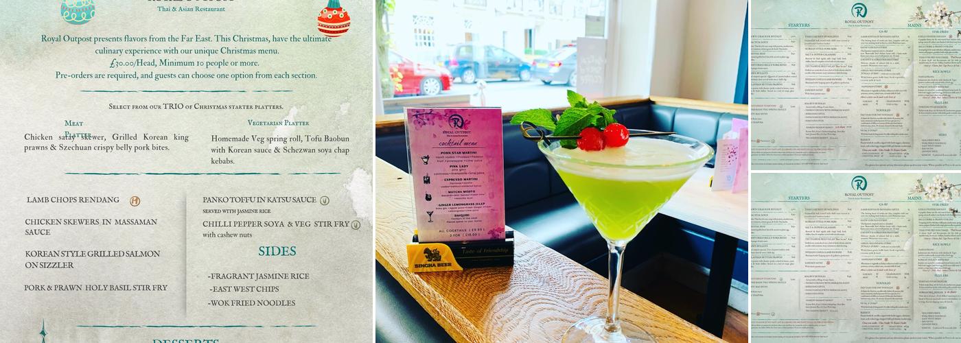 Royal Outpost Thai & Asian Restaurant Carlisle Menu