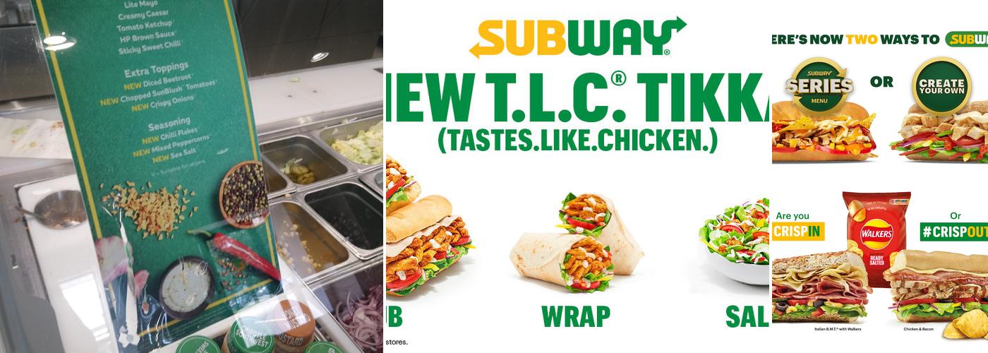 Subway Menu