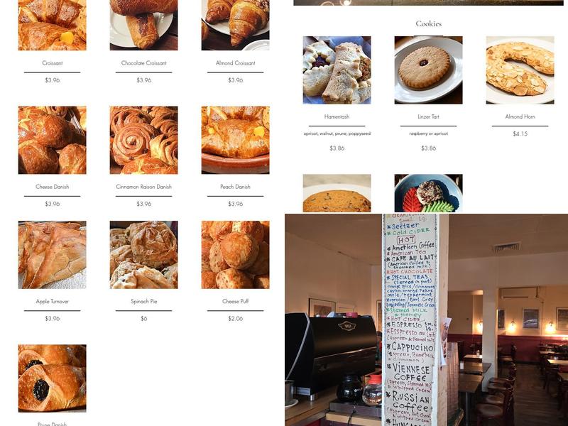 The Hungarian Pastry Shop Menu