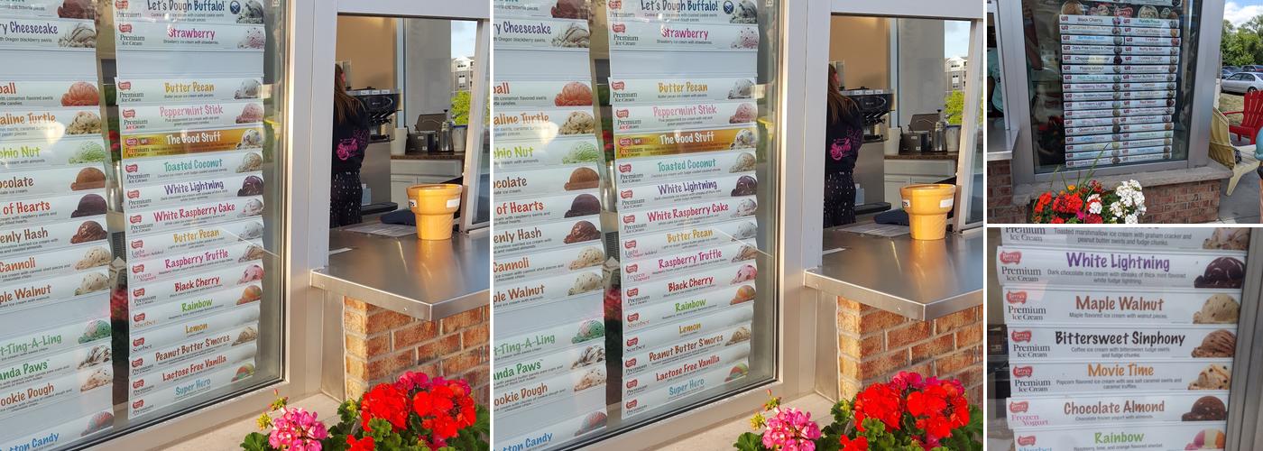 Scoops Ice Cream Menu