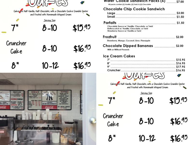 Holy Cow Menu