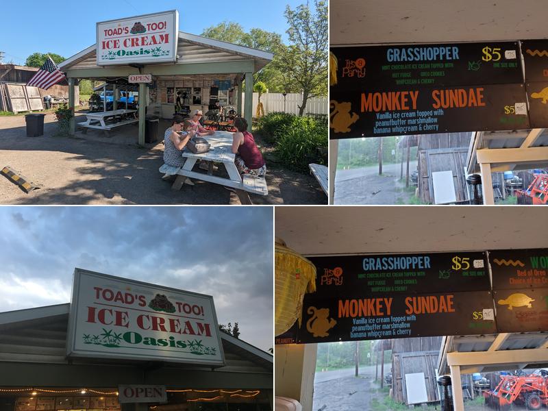 Toad's Too Ice Cream Oasis 18 Railroad St, Freeville