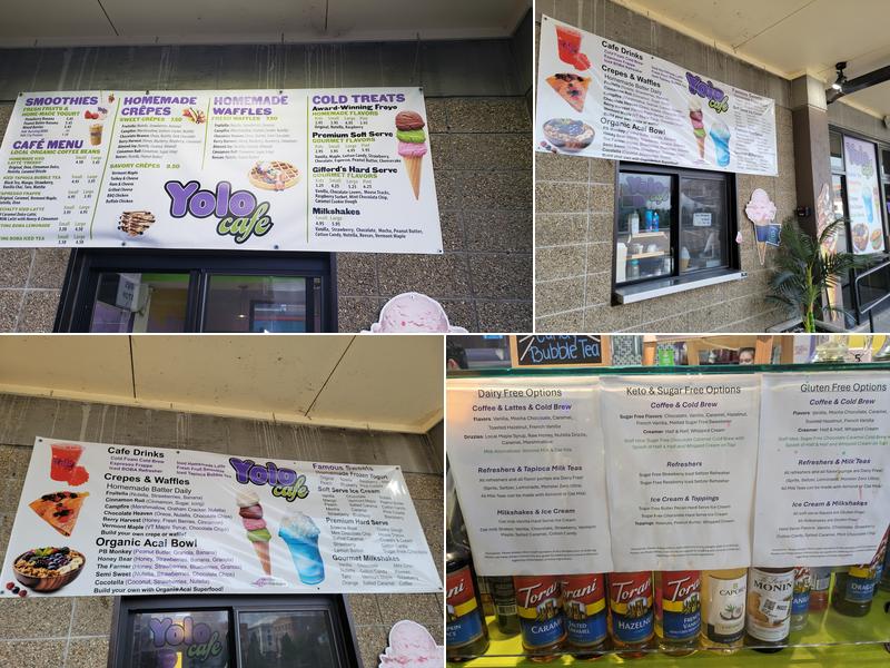 Yolo Cafe Menu