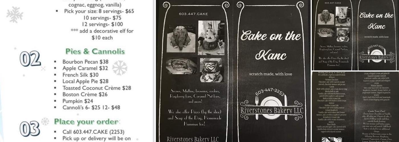 Riverstones Bakery Menu