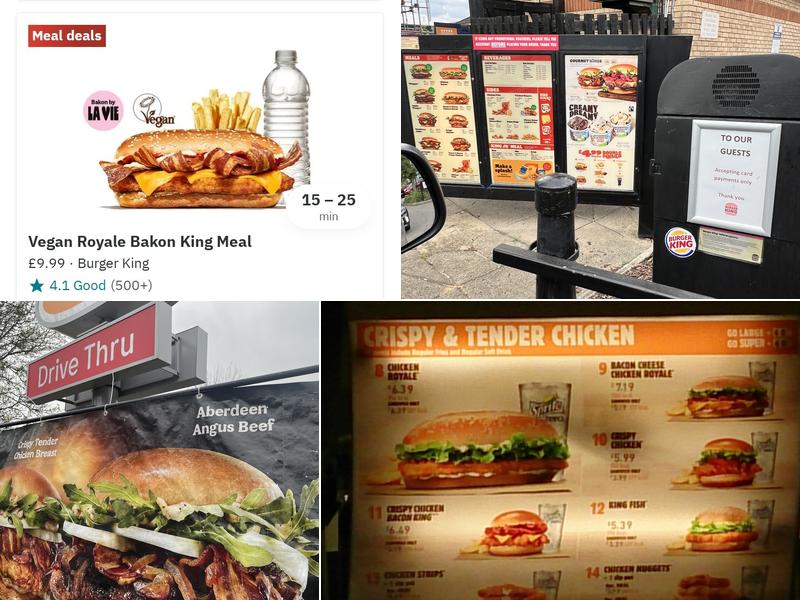 Burger King Menu