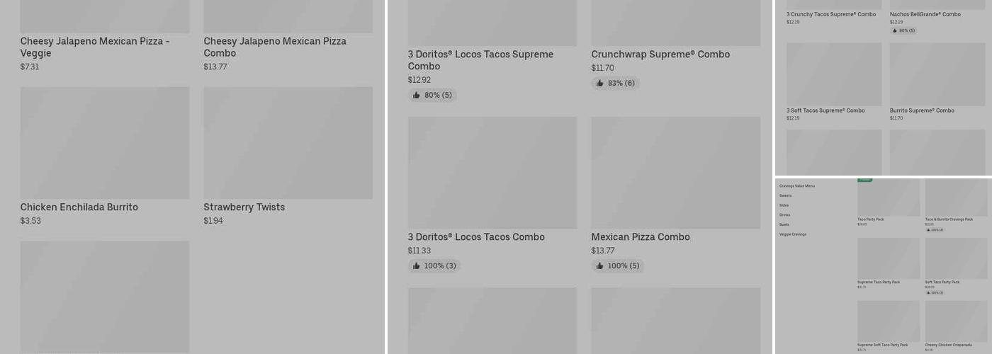 Taco Bell Menu