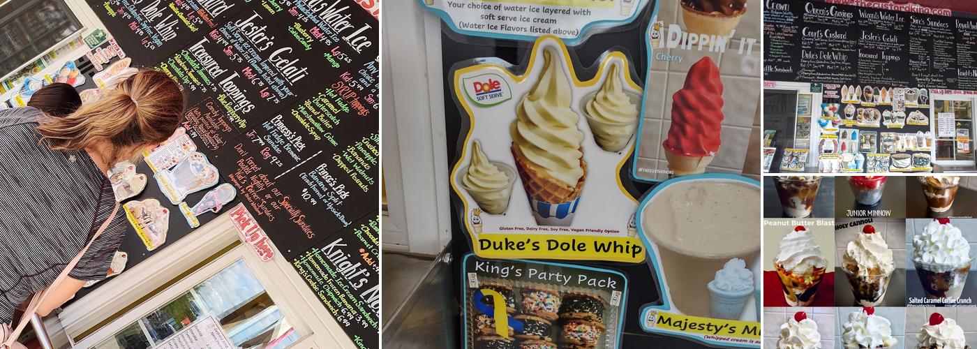 Custard King Menu
