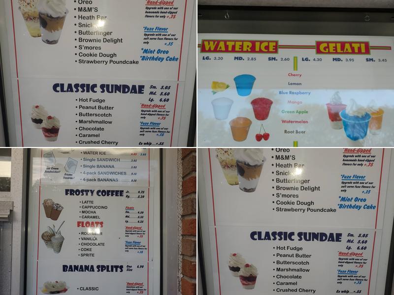 Custard Hut Menu