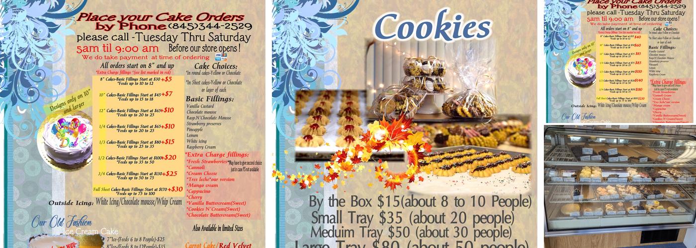 Bakery Plus Menu