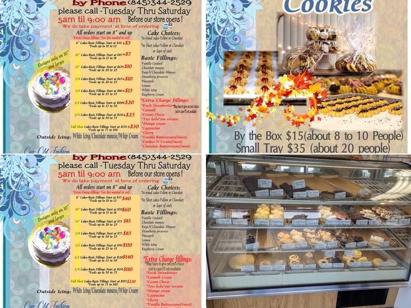 Bakery Plus Menu