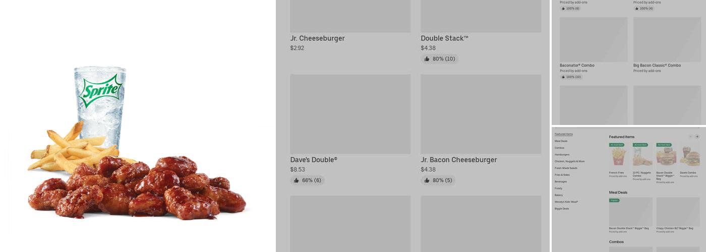 Wendy's Menu
