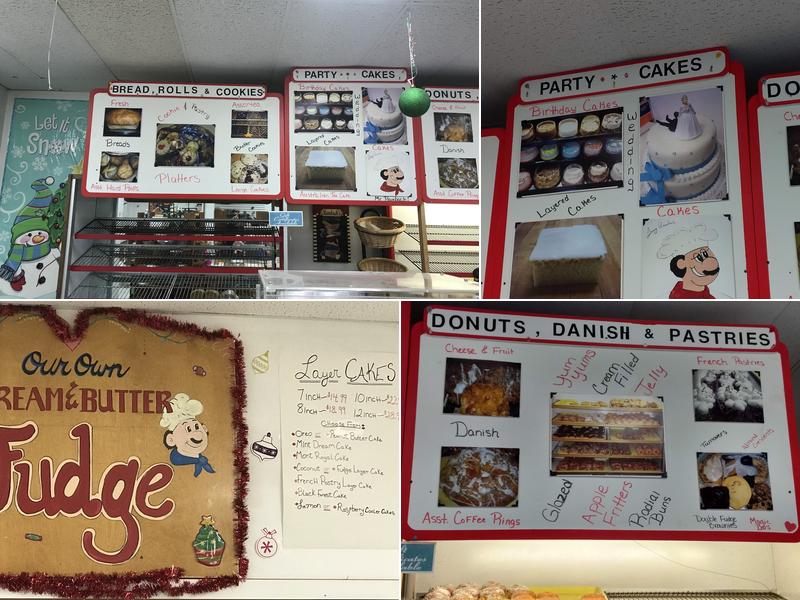 Rambach's Bakery and Fudge Menu