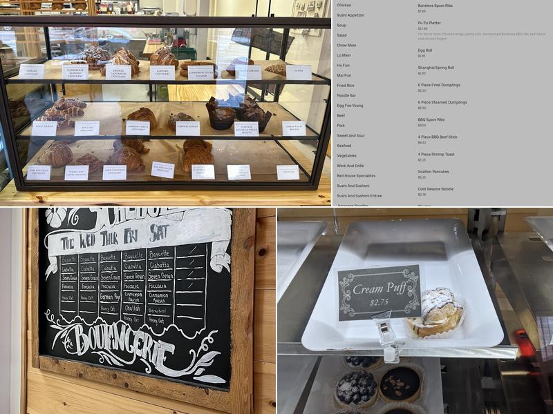 Red House Sweets Menu