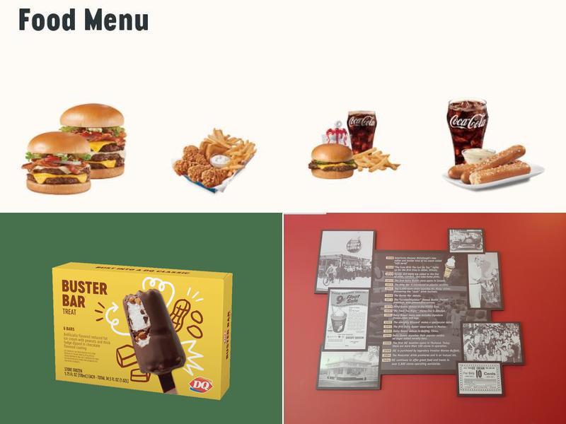 Dairy Queen Menu