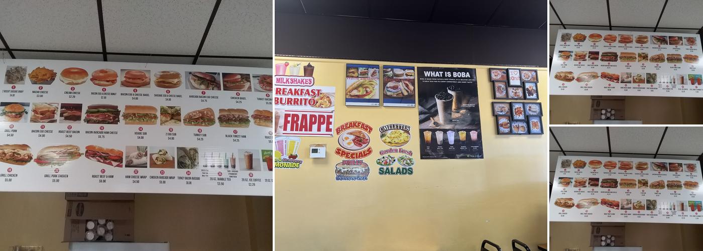 Doughnut Palace Menu