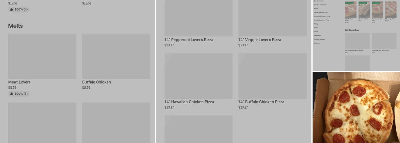 Pizza Hut Menu