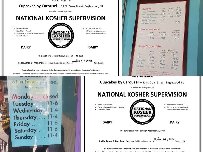 Cupcakes By Carousel Menu