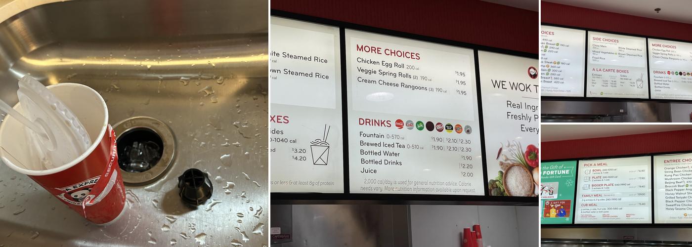 Panda Express Menu