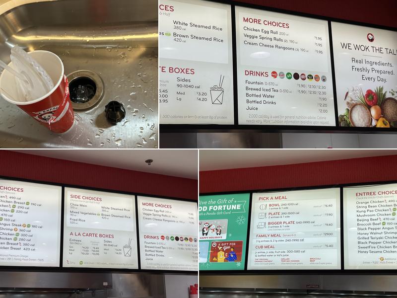 Panda Express Menu