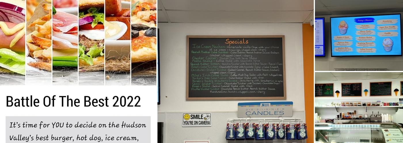 Chester Ice Cream Menu