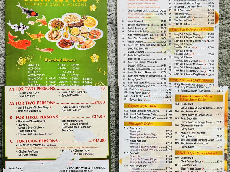 Pak-Lok Menu
