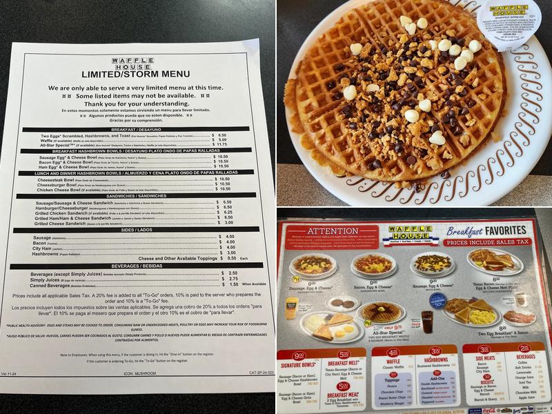 Waffle House Menu