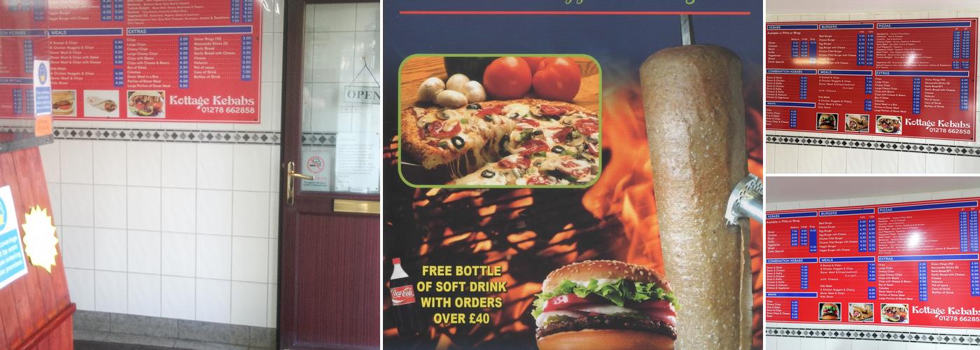 Kottage Kebabs Menu