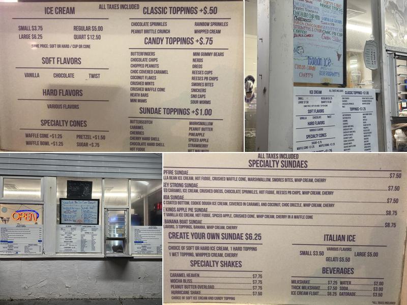 Dairy King Menu