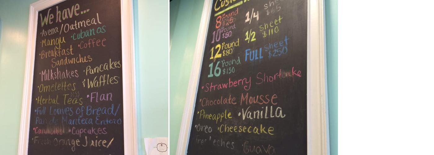 Bakery On 3rd Cafe Menu