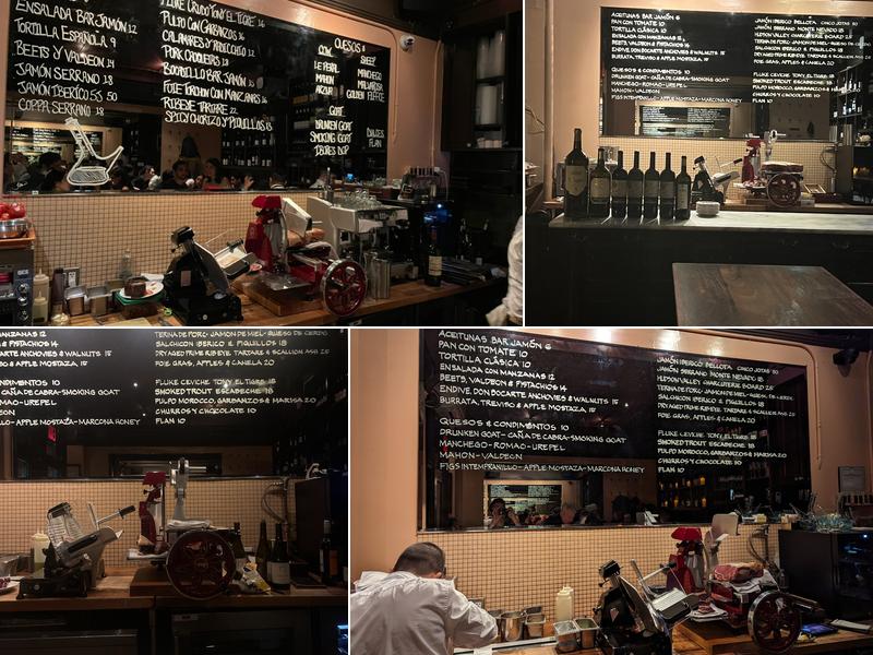 Bar Jamon Menu