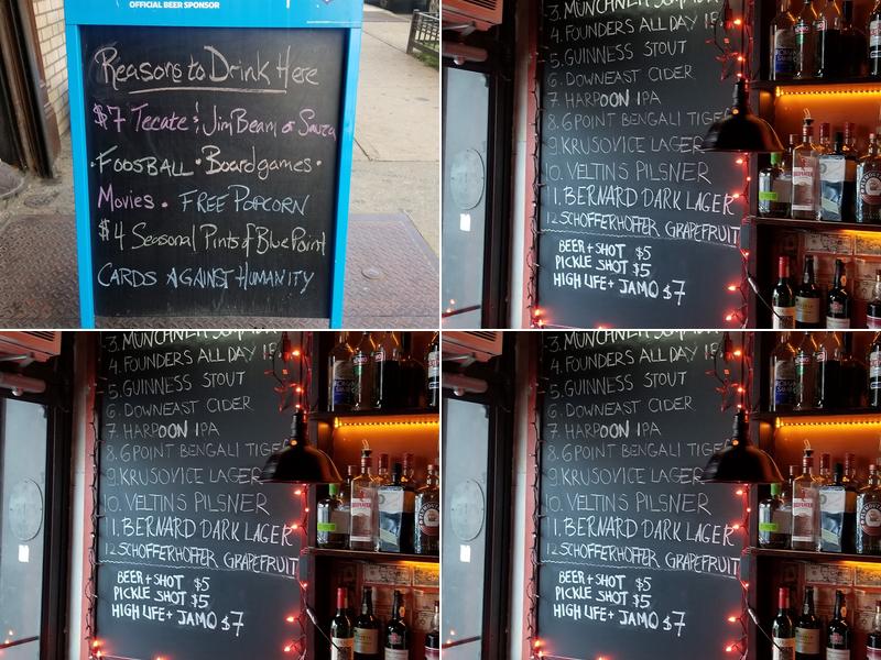 Block Hill Station Menu