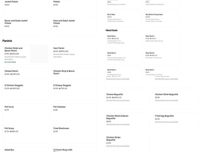 Valentines CafePontnewydd Menu