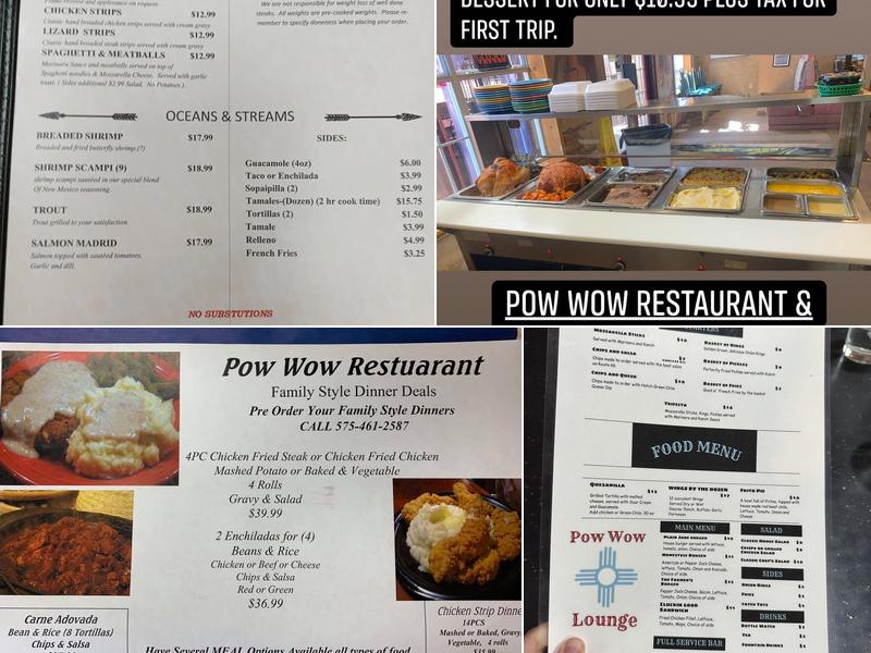 Pow Wow Restaurant & Lounge Menu