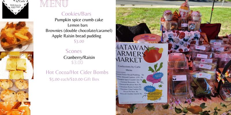 Confections By Jon Menu