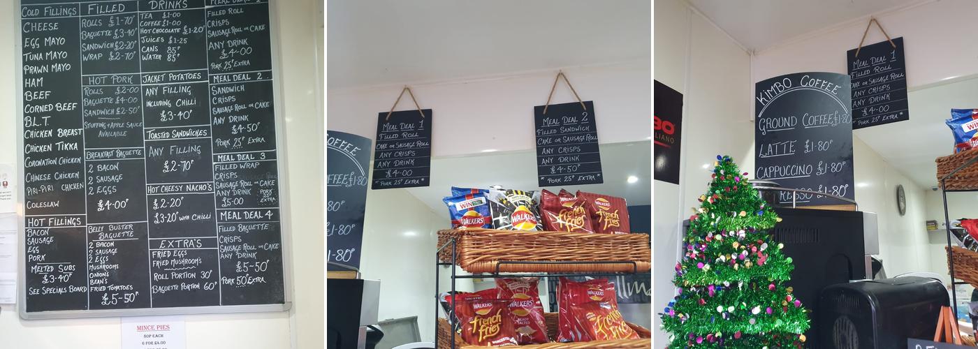 Bellmans Baguette Bar Menu