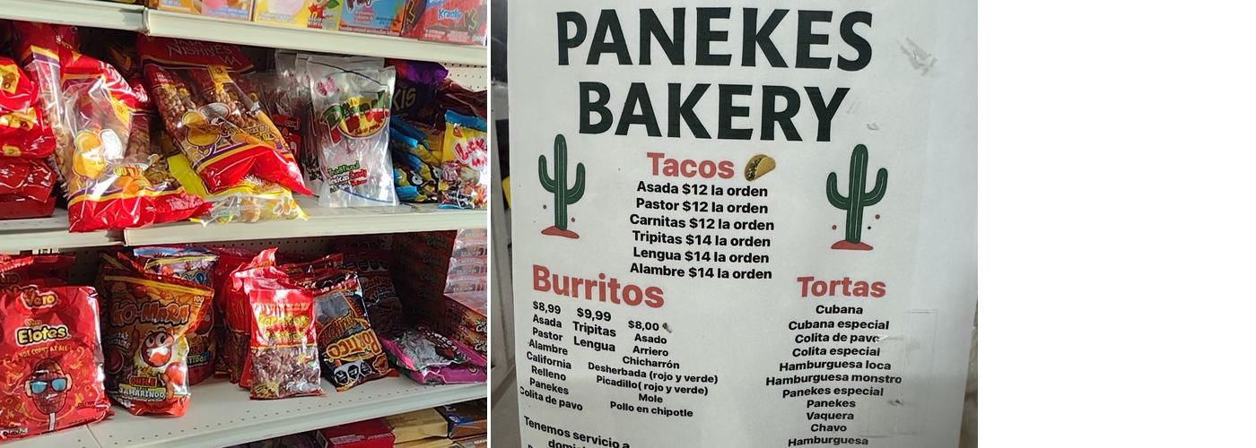 Panekes bakery Menu