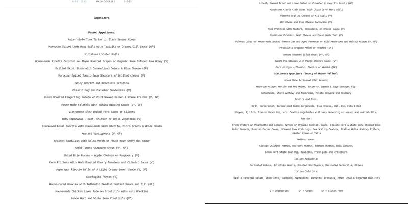 Grounded Menu