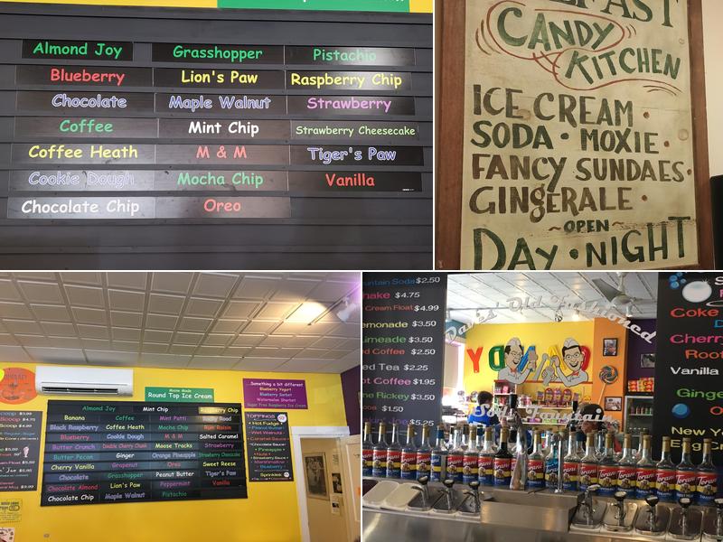 Chocolate Drop Candy Shoppe Menu