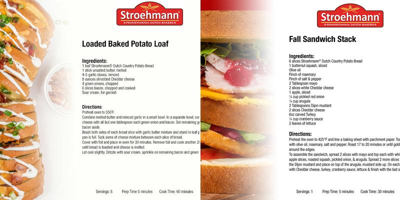 Stroehmann Bakeries LLC Menu